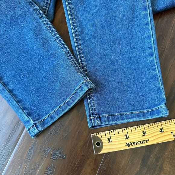 FREE PEOPLE Mid-Rise Distressed Skinny Jeans #61855-16515125 Blue - Picture 12 of 12